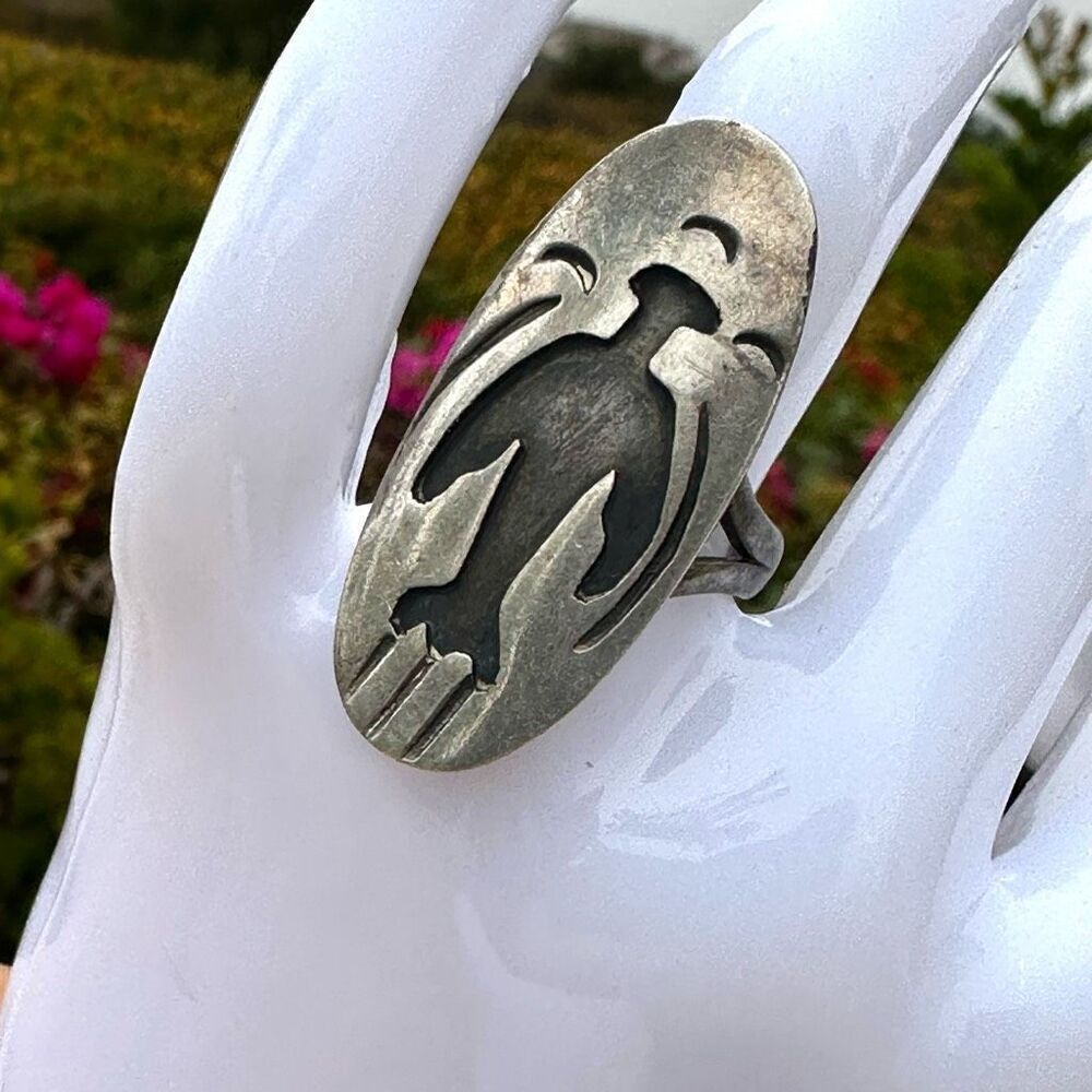 Vintage sterling silver overlay 
Mexico  vintage ring - Picture 3 of 9